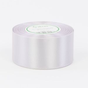Wstążka satynowa Akces Biała brudna, 50mm x 33m